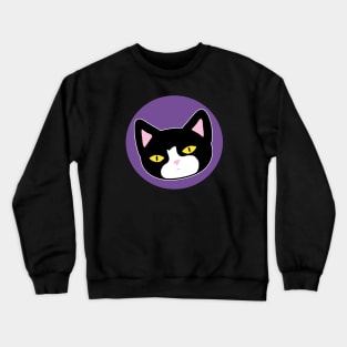 snob tuxedo cat Crewneck Sweatshirt